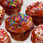 cupcakes de chocolate