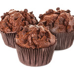 muffins de chocolate