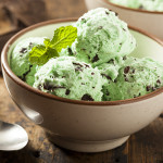 Organic Green Mint Chocolate Chip Ice Cream