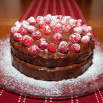 Tarta de Cumpleaños de Chocolate y Frambuesas